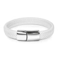 Monsieur Slim Leather Bracelet — Double Safety Clasp for Men