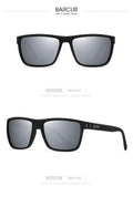 Monsieur BARCUR Sport Sunglasses — TR90 Polarized Lightweight