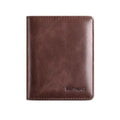 Monsieur Vintage Leather Wallet — RFID Money Clip Slim for Men