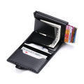 Monsieur Carbon Pop-Up Wallet — RFID Blocking Slim Card Holder