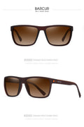 Monsieur BARCUR Sport Sunglasses — TR90 Polarized Lightweight