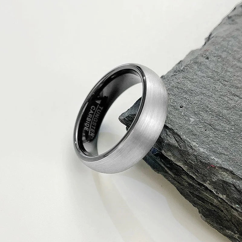 Monsieur Tungsten Ring — 6mm Minimalist Matte Band for Men