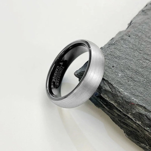 Monsieur Tungsten Ring — 6mm Minimalist Matte Band for Men