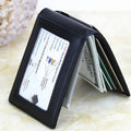 Monsieur Slim RFID Wallet — Leather Money Clip Front Pocket for Men