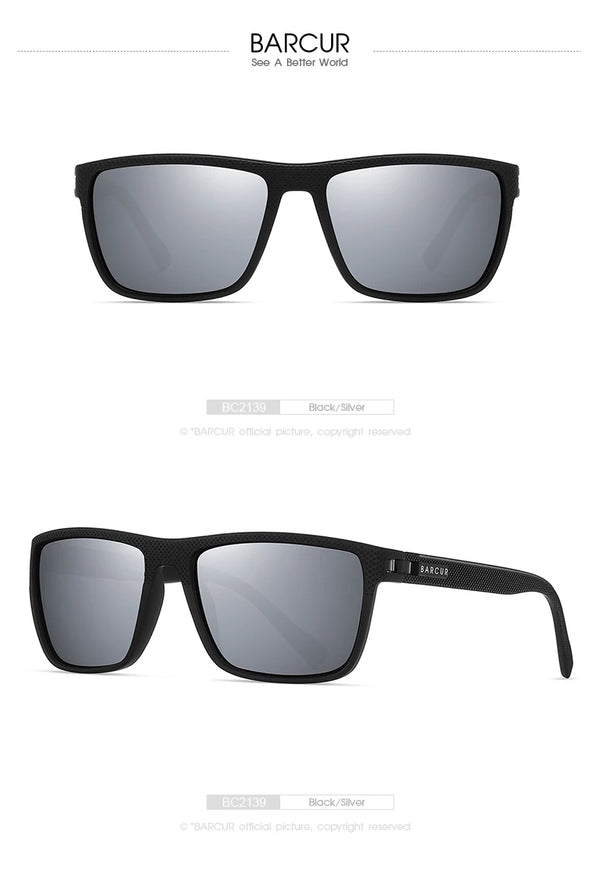 Monsieur BARCUR Sport Sunglasses — TR90 Polarized Lightweight
