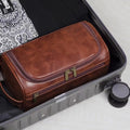 Monsieur Dopp Kit — Premium Leather Toiletry Bag for Men