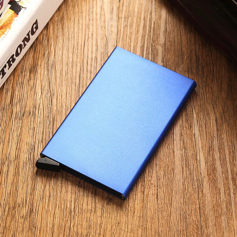 Monsieur Metal Pop-Up Card Holder — RFID Slim Minimalist Wallet