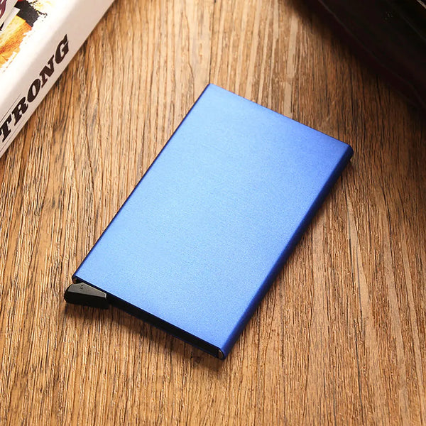 Monsieur Metal Pop-Up Card Holder — RFID Slim Minimalist Wallet