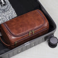 Monsieur Dopp Kit — Premium Leather Toiletry Bag for Men