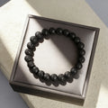 Monsieur Natural Stone Bracelet — Lava Rock & Gemstone Bead