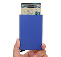 Monsieur Metal Pop-Up Card Holder — RFID Slim Minimalist Wallet