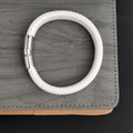 Monsieur Slim Leather Bracelet — Double Safety Clasp for Men